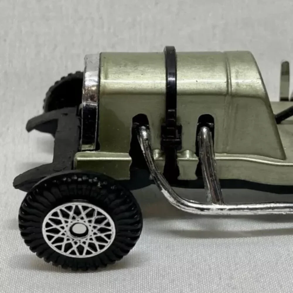 1914 Stutz Bearcat S8134 Silver Die-cast Model‎ Rare Vintage Hong Kong Mint HTF